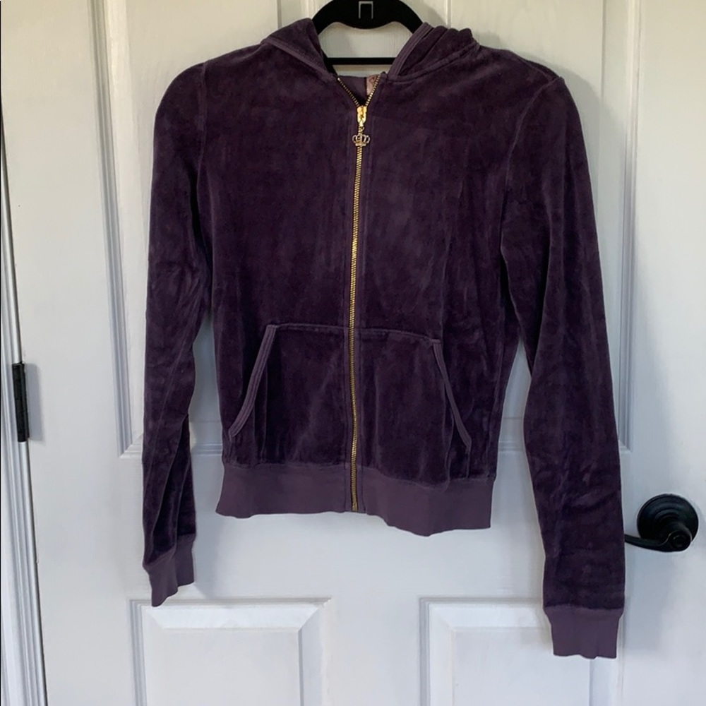 Juicy Couture Velour Zip Up Hoodie